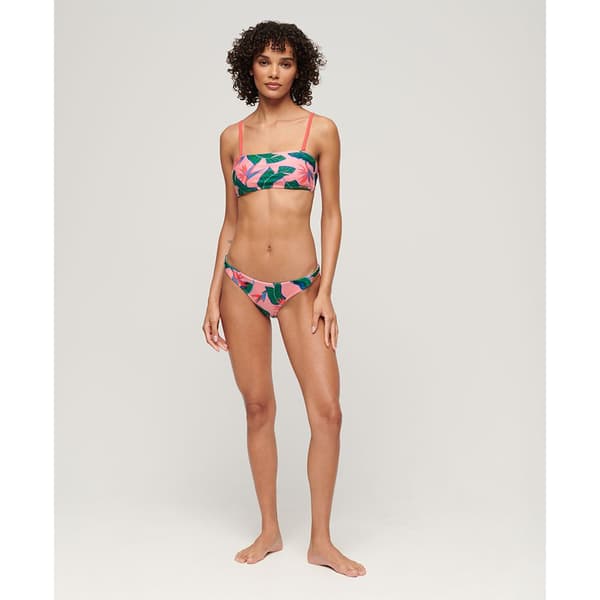 Superdry Bikinitopp Tropical Bandeau Flerfärgad S Kvinna