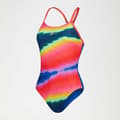 Miniatyrbillede 3 af 10: Speedo Badedragt Allover Fixed Crossback Flerfarvet 38 Kvinde