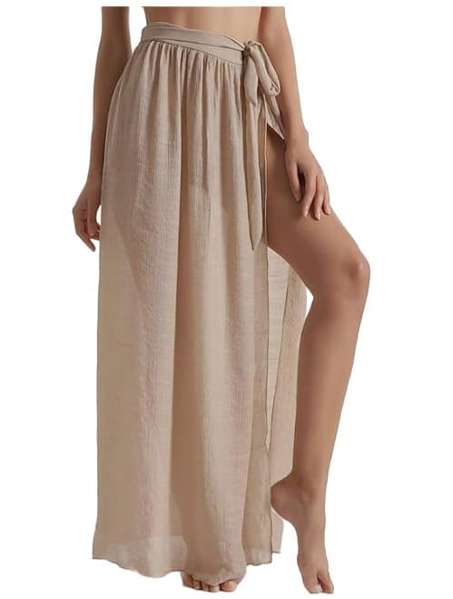 INF Summer Beach Badedragt Cover Ups Bikini Wrap Nederdel til kvinder