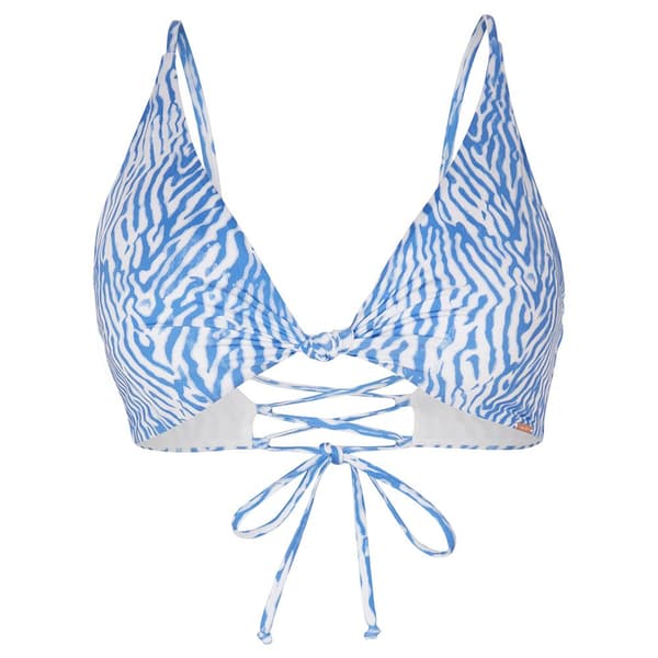 O´neill Bikinitop Charlotte Knot Retro Blå 42 Kvinde