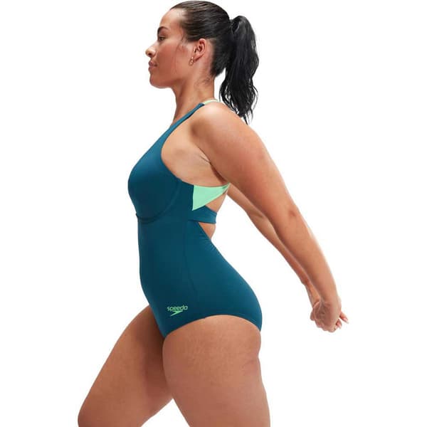Speedo Badedragt Flex Band With Integrated Swim Bra  32 / BD Kvinde