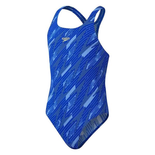 Speedo Badedragt Hyperboom Allover Medalist  5-6 Years Pige
