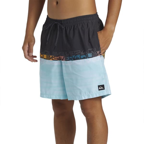 Quiksilver Uimahousut Wordblock 17´´ Sininen S Mies