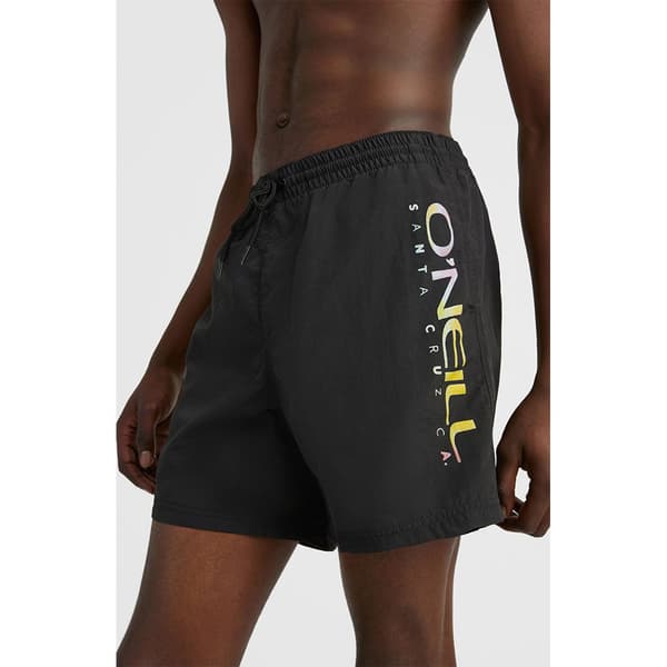 O´neill Uimahousut Cali Melted Print 16´´ Musta M Mies