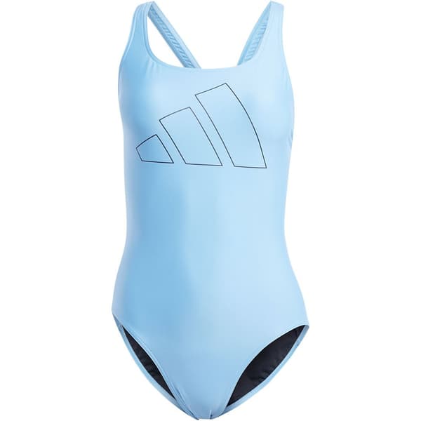 Adidas Badedragt Big Bars Blå 38 Kvinde