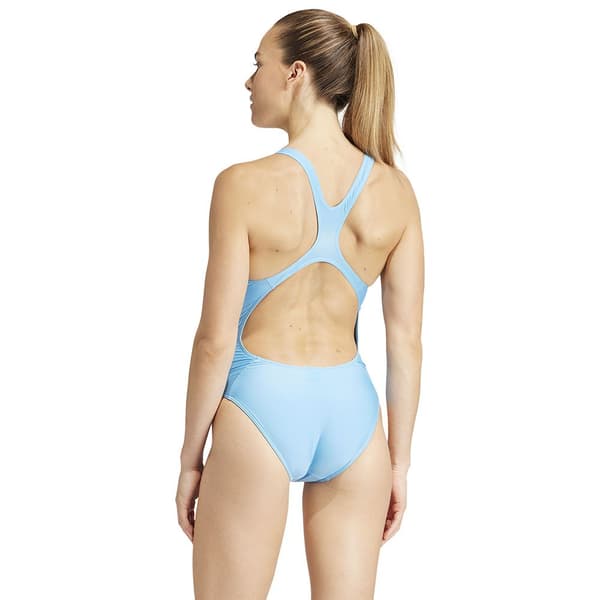 Adidas Badedragt Big Bars Blå 38 Kvinde