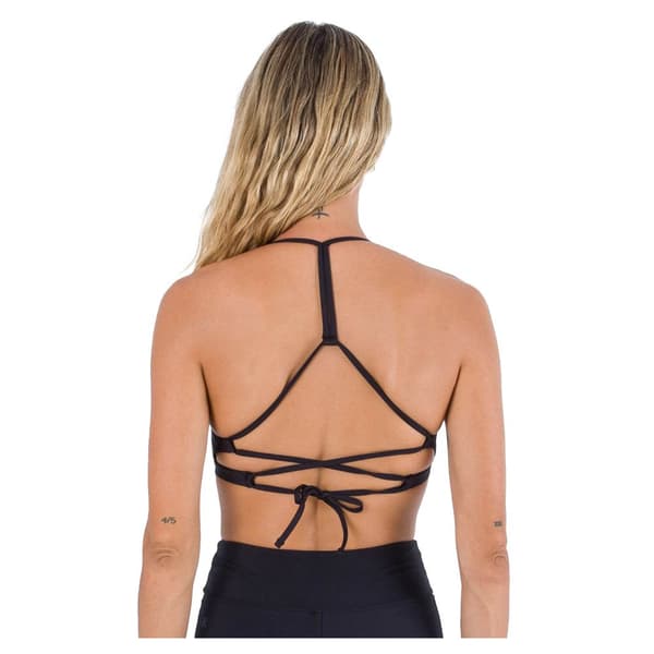 Hurley Bikinitop Solid Adjustable Sort S Kvinde