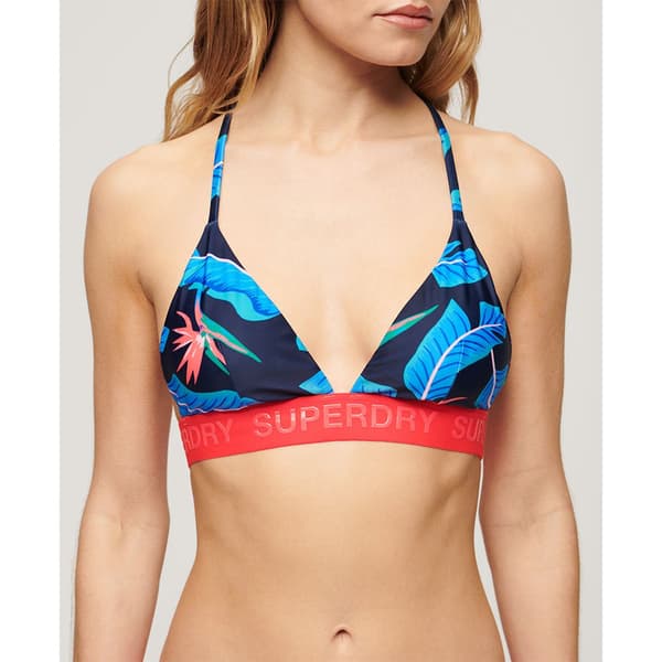 Superdry Bikini Toppi Logo Triangle Monivärinen S Nainen