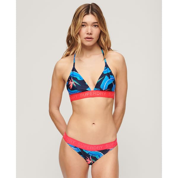 Superdry Bikini Underdel Logo Classic Flerfärgad M Kvinna