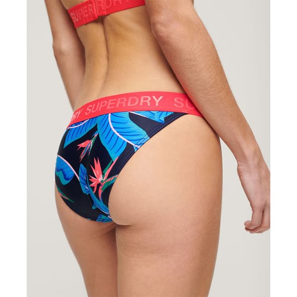 Superdry Bikini Underdel Logo Classic Flerfärgad M Kvinna