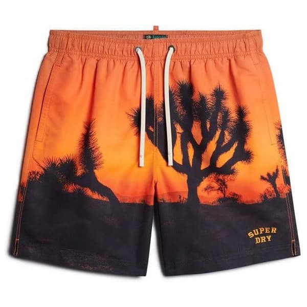 Superdry Svømmeshorts Photographic 17´´ Orange L Mand