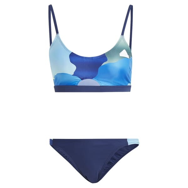 Adidas Bikini Ce Camo Blå 40 Kvinde