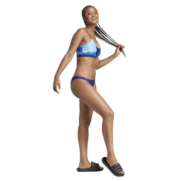 Adidas Bikini Ce Camo Blå 40 Kvinde