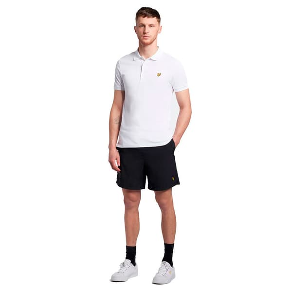 Lyle & Scott Plain Badebukser Sort L Mand