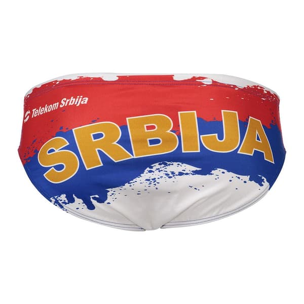 Turbo Svømning Kort Srbja Rød,Blå S Mand