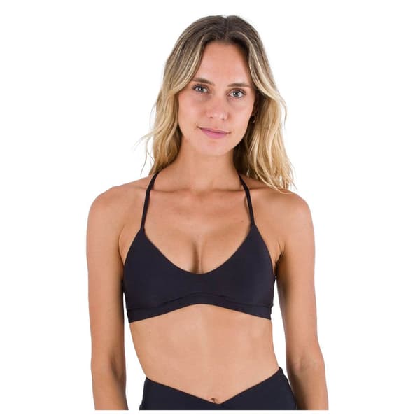 Hurley Bikinitop Solid Adjustable Sort M Kvinde