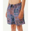 Miniatyrbillede 3 af 5: Rip Curl Svømmeshorts Lost Islands Tile Volley Flerfarvet 8 Years Dreng