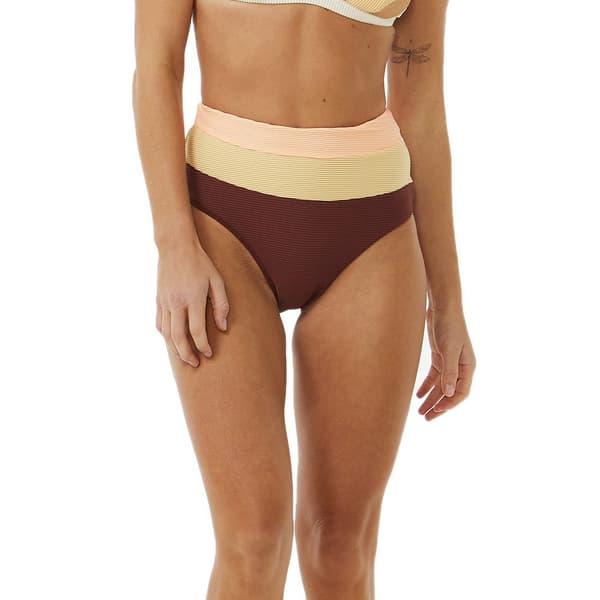 Rip Curl Bikini Bund Block Party Splice Full Lilla S Kvinde