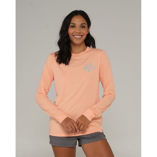 Salty Crew Sun Rays Uv-beskyttende Langærmet T-shirt  XS
