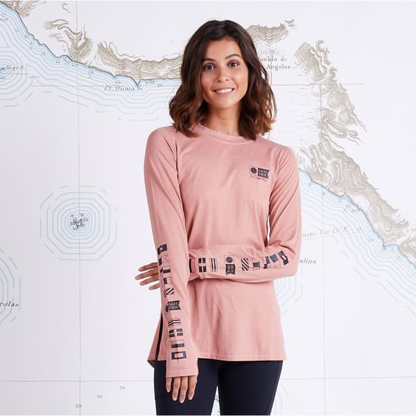 Salty Crew Thrill Seekers Crew Sunshirt Uv-skyddande Långärmad T-shirt  XS