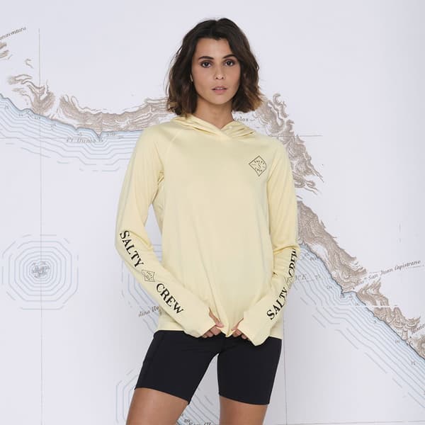 Salty Crew Tippet Pinnacle Hoody Langærmet Rashguard  M