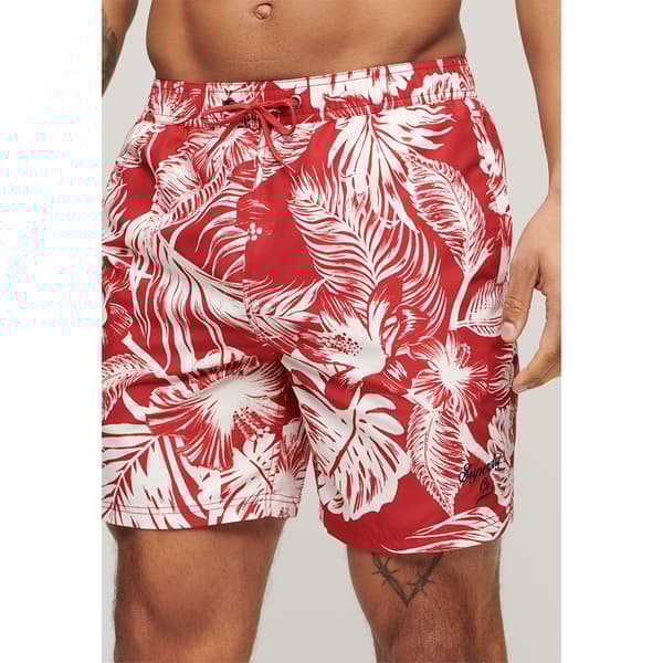 Superdry Badbyxor Hawaiian Print 17´´ Röd XL Man