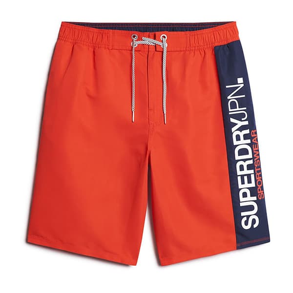 Superdry Sportswear Logo 19´´ Badbyxor Röd XL Man