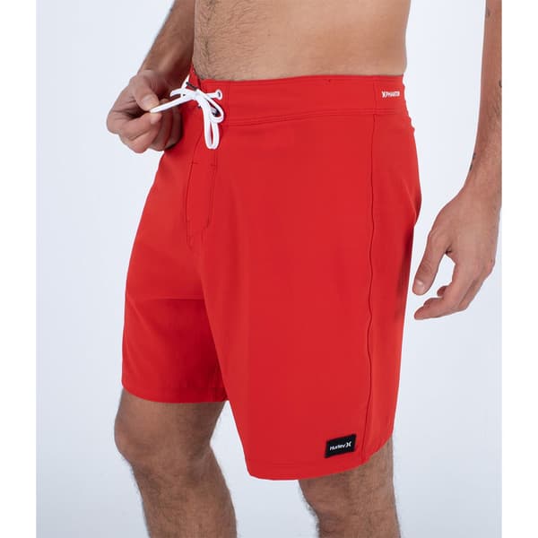 Hurley Phantom-eco Oao Solid 18´´ Badebukser Rød 34 Mand