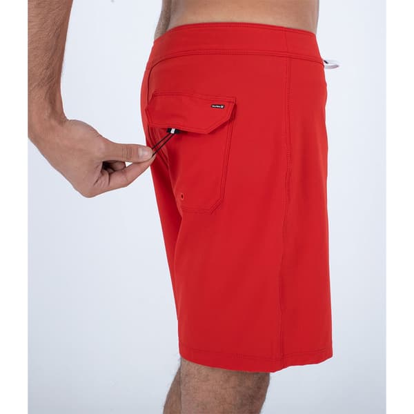 Hurley Phantom-eco Oao Solid 18´´ Badebukser Rød 34 Mand