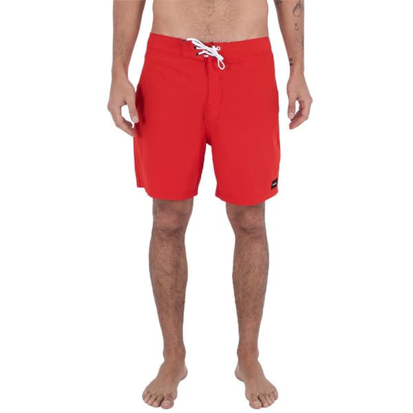 Hurley Phantom-eco Oao Solid 18´´ Badebukser Rød 34 Mand