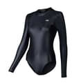 Miniatyrbillede 1 af 5: Zone3 Langærmet Badedragt Ows Ti+ Thermal High Neck  UK 10 Kvinde
