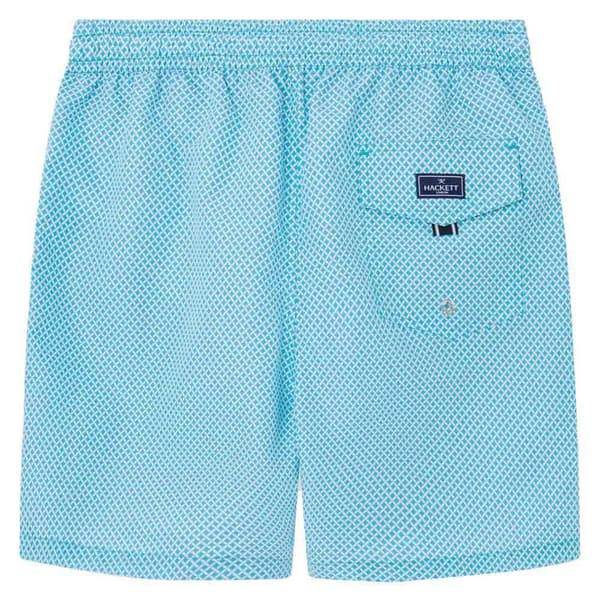 Hackett Grid Tailored Badebukser Blå L Mand