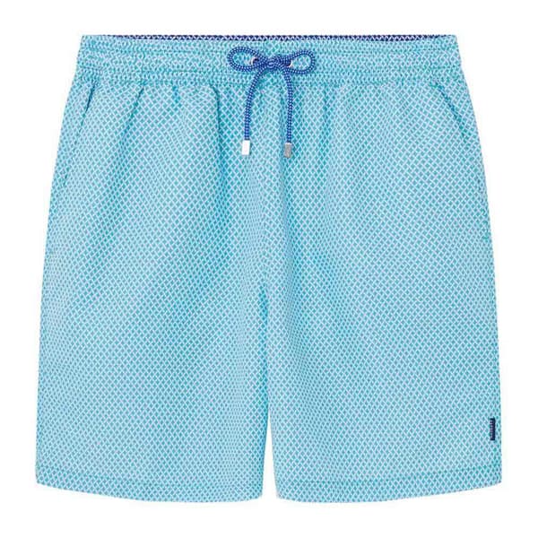 Hackett Grid Tailored Badebukser Blå L Mand