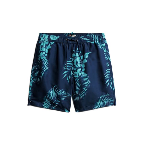 Superdry Hawaiian Print 17´´ Badbyxor Blå L Man