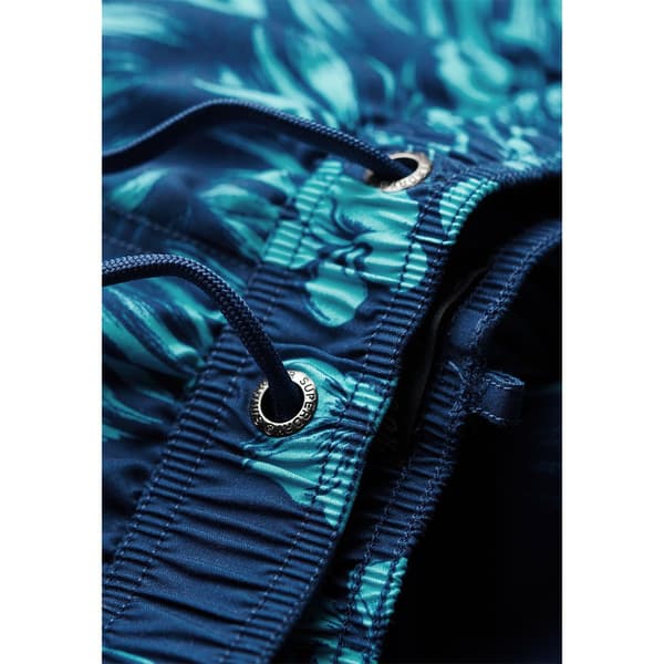 Superdry Hawaiian Print 17´´ Badbyxor Blå L Man