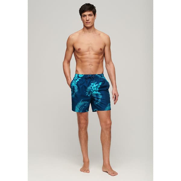 Superdry Hawaiian Print 17´´ Badbyxor Blå L Man