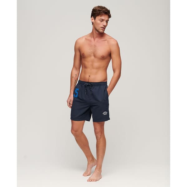 Superdry Vintage 17´´ Uimahousut Sininen S Mies