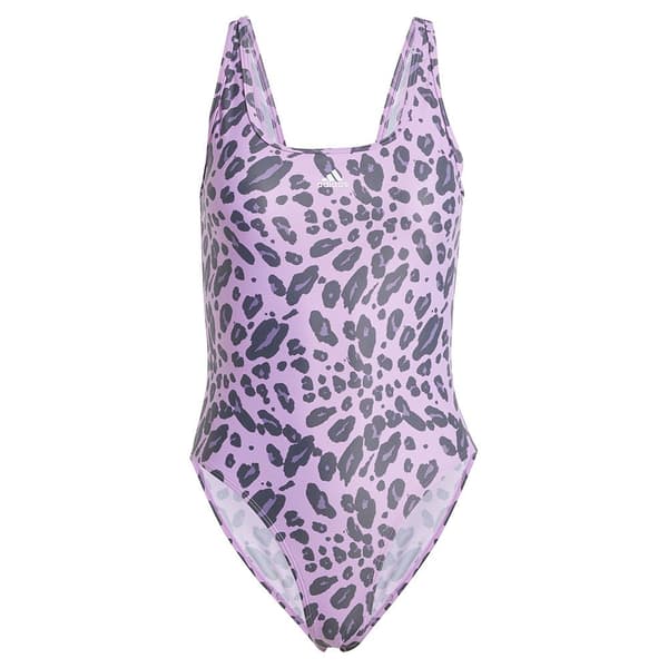 Adidas Essentials Animal Print U Back Badetøj  34 Kvinde