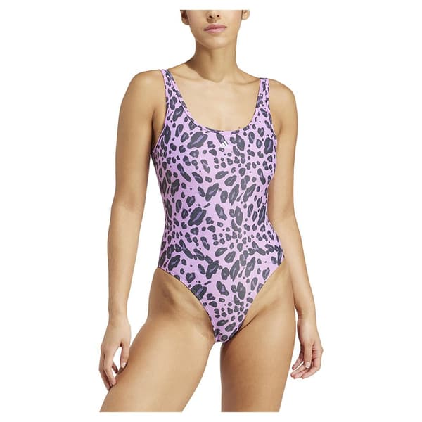 Adidas Essentials Animal Print U Back Badetøj  34 Kvinde