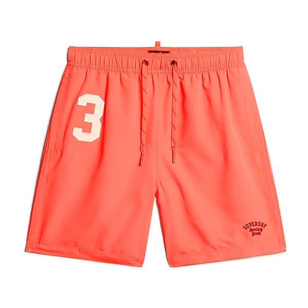 Superdry Vintage 17´´ Uimahousut Oranssi M Mies