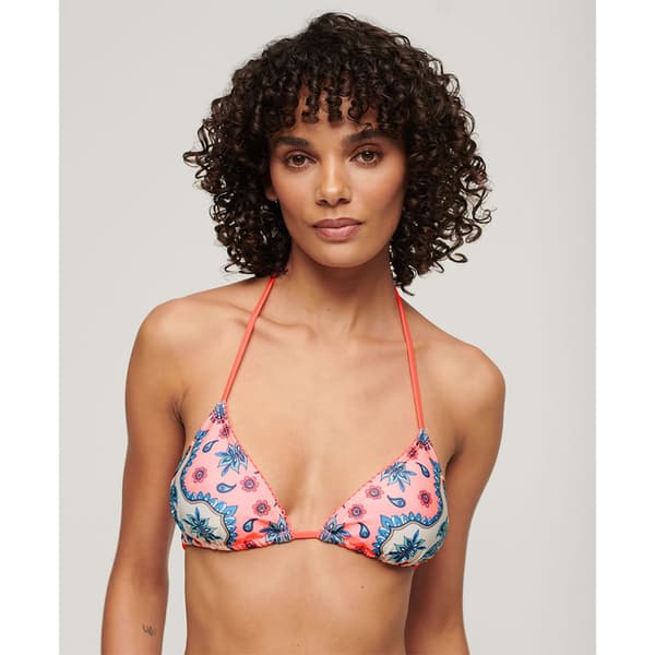 Superdry String Triangle Bikinitop Flerfarvet S Kvinde