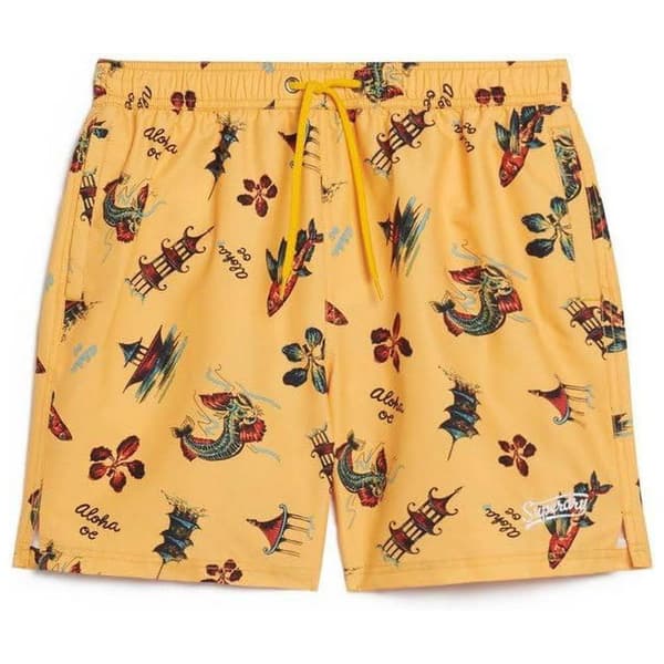 Superdry Hawaiian Print 17´´ Badbyxor Gul L Man