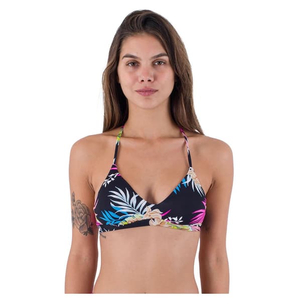 Hurley Hana Adjustable Bikinitop Sort L Kvinde