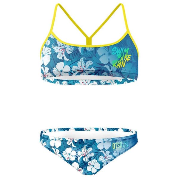 Otso Swim Bike Run Flower Bikini  S Kvinde