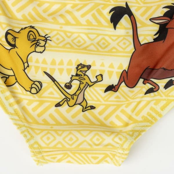 Baddräkt Barn The Lion King Gul - 6 år