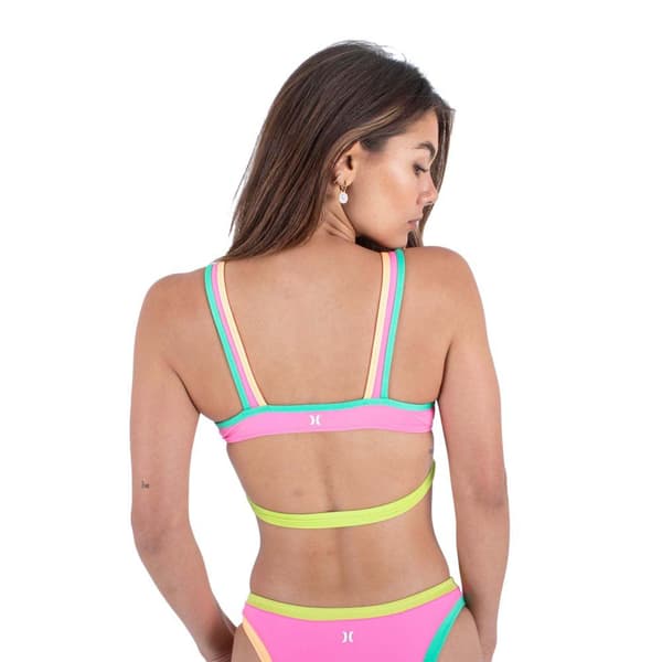 Hurley Around The Block Pull On Bikinitoppi Monivärinen XS Nainen
