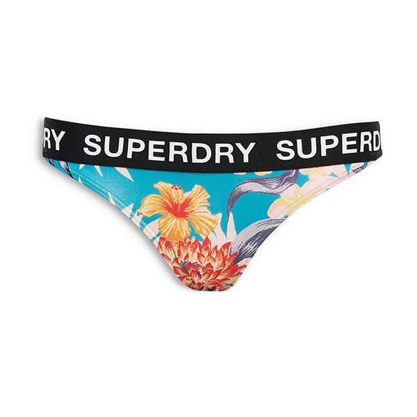 Superdry Logo Classic Bikini Botten Flerfärgad S Kvinna
