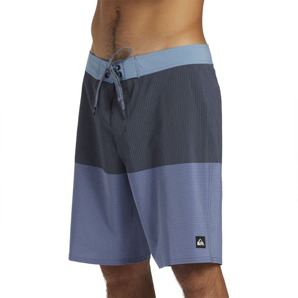 Quiksilver High Line Straight Fit Badbyxor Blå 30 Man