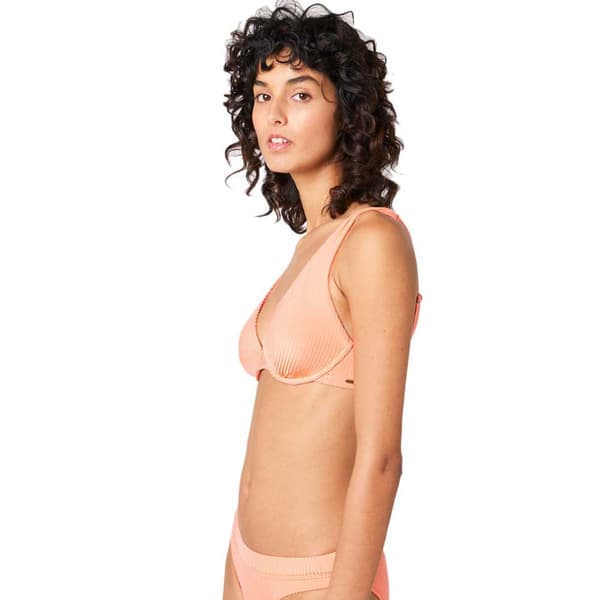 Rip Curl Modern Rib B/c Cup Bikinitop Rosa S Kvinde