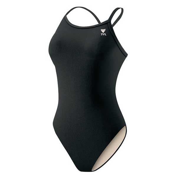 Tyr Tyreco Solids Diamondfit Badetøj Sort 40 Kvinde
